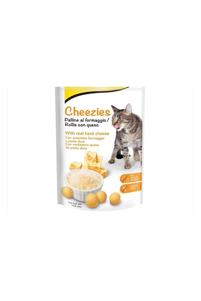 Creamy Cat Treat Karışık Krema Sıvı Kedi Ödül Maması 75 Adet X 14 gram + Cheezies