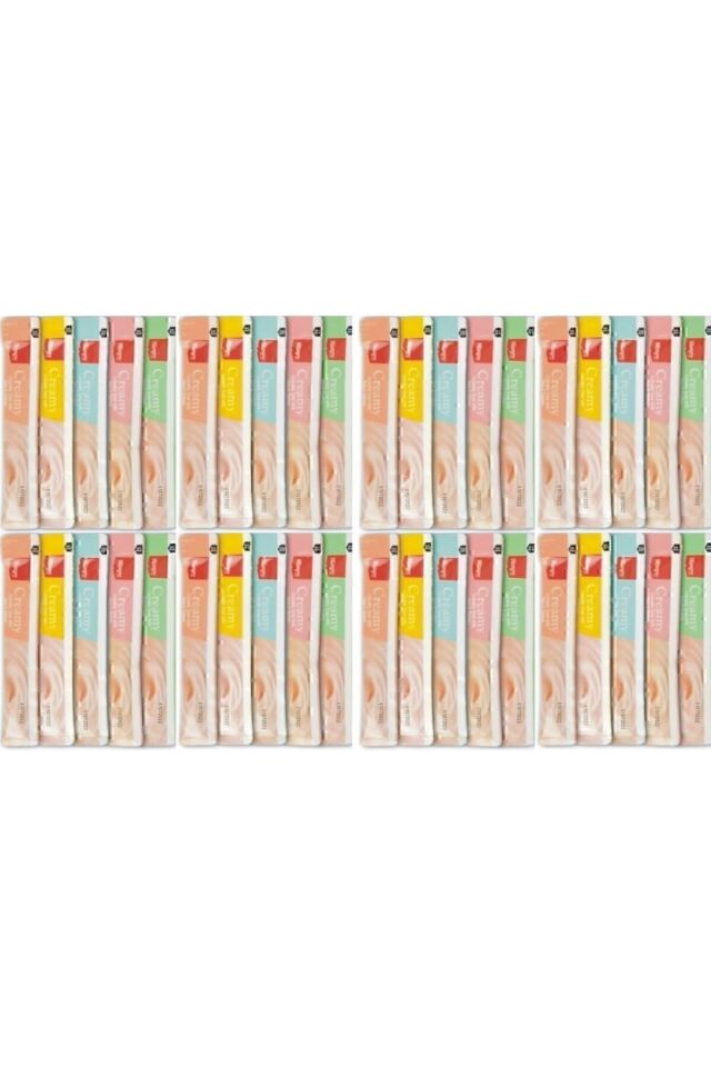 Creamy Cat Treat Karışık Krema Sıvı Kedi Ödül Maması 14 Gr X 40 Adet