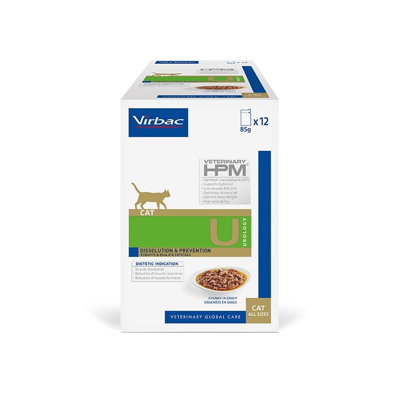Virbac Cat Urology Wet Struvite Dissolution 12x85 Gr Kedi Yaş Maması
