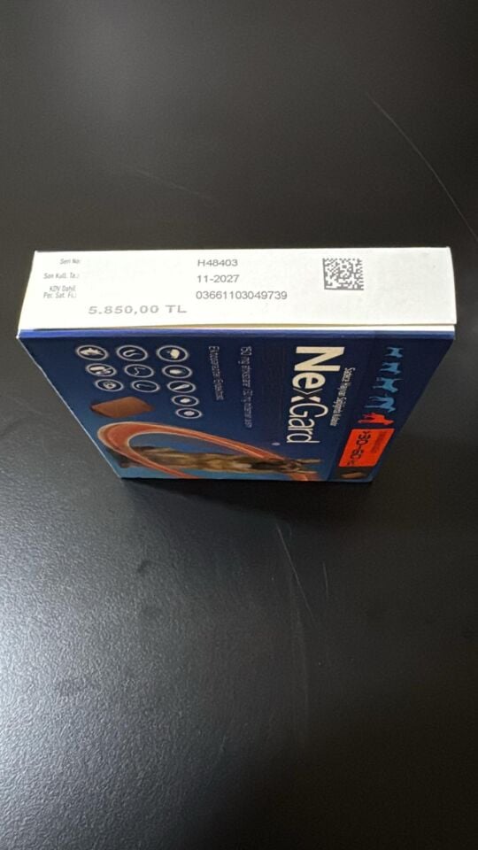Nexgard Spectra (30-60 kg) Köpekler İçin 3 Tablet 1 Kutu