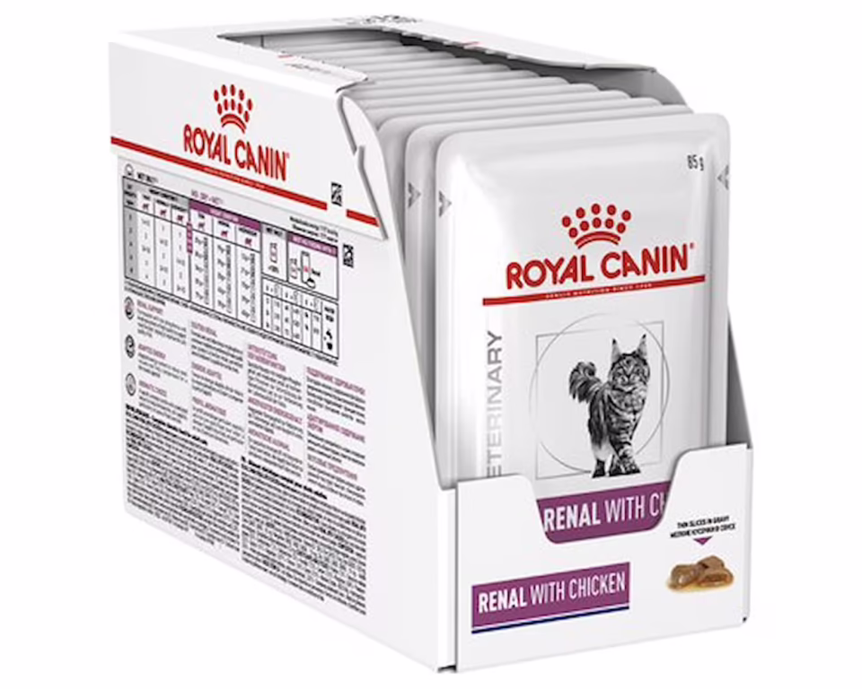 Royal Canin Renal Tavuklu Yaş Kedi Maması 12x85 Gr