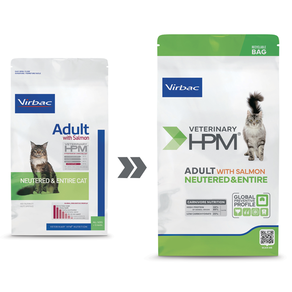 Virbac Adult Cat Salmon - Neutered & Entire 7kg - GRAMAJ