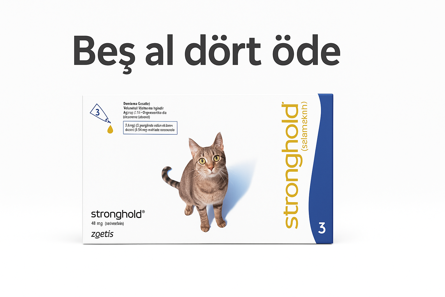 Stronghold Kedi 2.6-7.5 Kg İçin Damla 3 Pipet