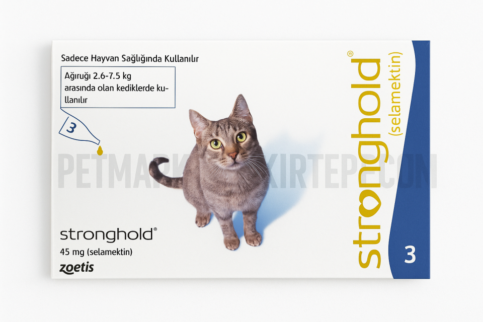 Stronghold Kedi 2.6-7.5 Kg İçin Damla 1 Kutu 3 Pipet