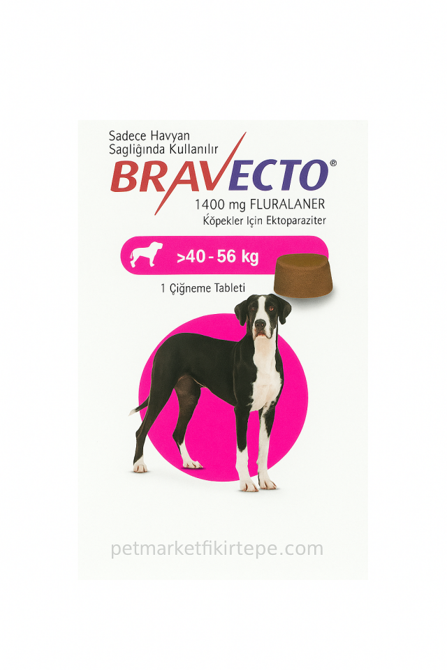 Bravecto 40-56 Kg Köpek Çiğneme Tableti 1 Tablet