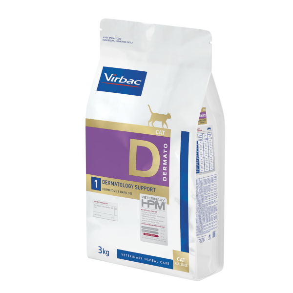 Virbac Dermatology Support 3 kg Yetişkin Kedi Maması