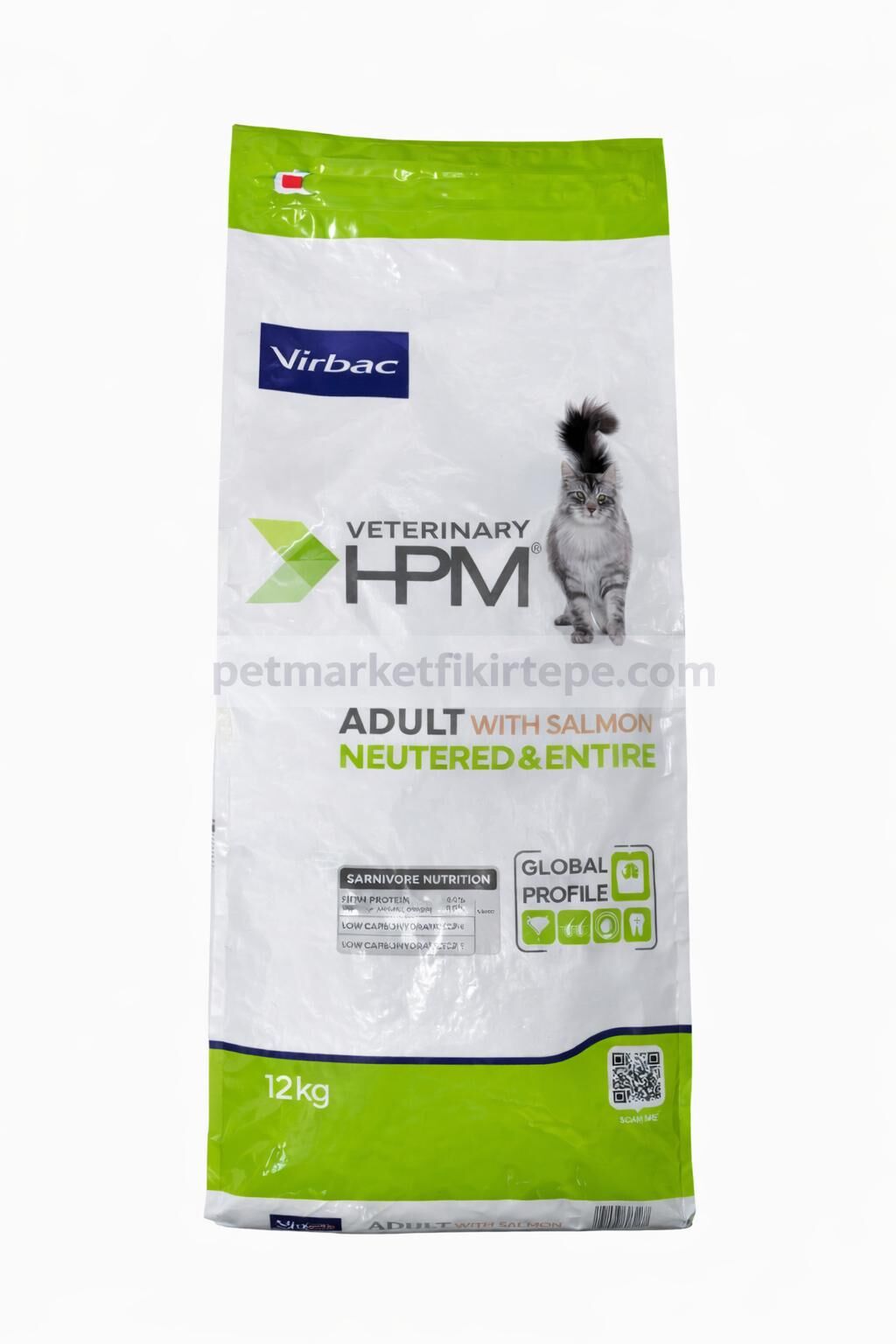 Virbac Adult Cat Salmon - Neutered & ENTIRE 12 Kg