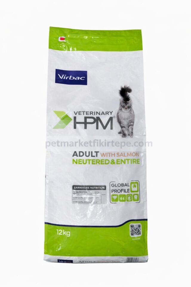 Virbac Adult Cat Salmon - Neutered & ENTIRE 12 Kg