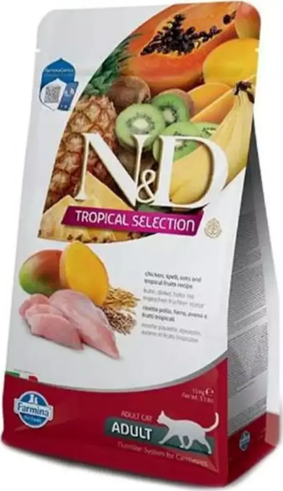 N&D Tropical Selection Tavuk Etli 10 kg Kısırlaştırılmış Yetişkin Kedi Maması