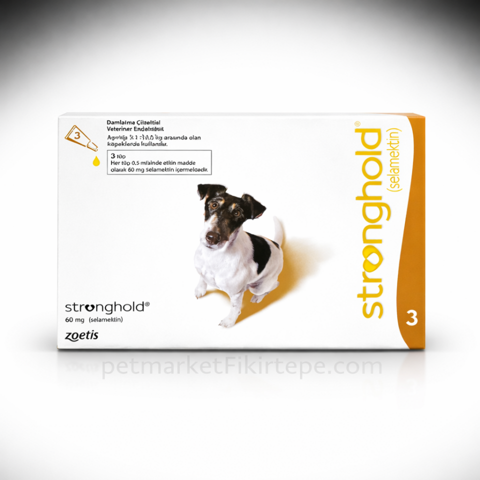 Stronghold 60 mg Damlatma Solüsyonu 2.5-10 kg Köpekler İçin 3 Pipet