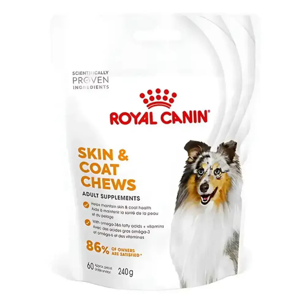 Royal Canin Skin Coat Chews Deri ve Tüy Sağlığını Destekleyen Tamamlayıcı Ödül Maması 240 Gr