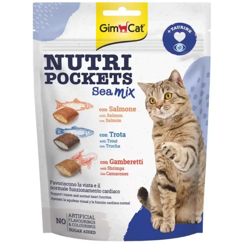 GimCat Nutri Pockets Sea Mix 150 Gr Kedi Ödülü