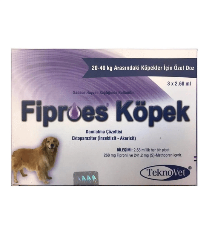 Fiproes Köpek 20-40 Kg 2.68 ML 3 Pipet
