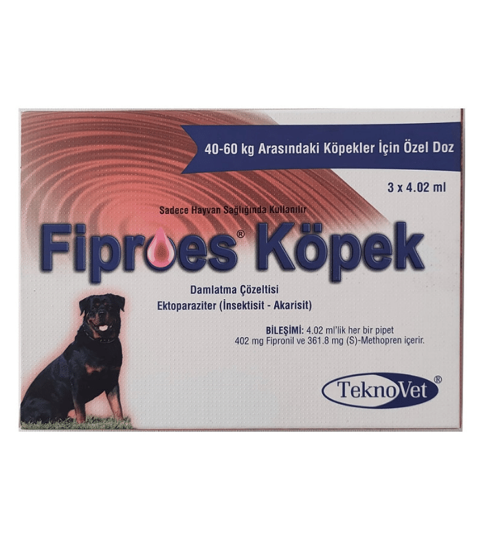 Fiproes Köpek 40-60 Kg 4.02 ML 3 Pipet