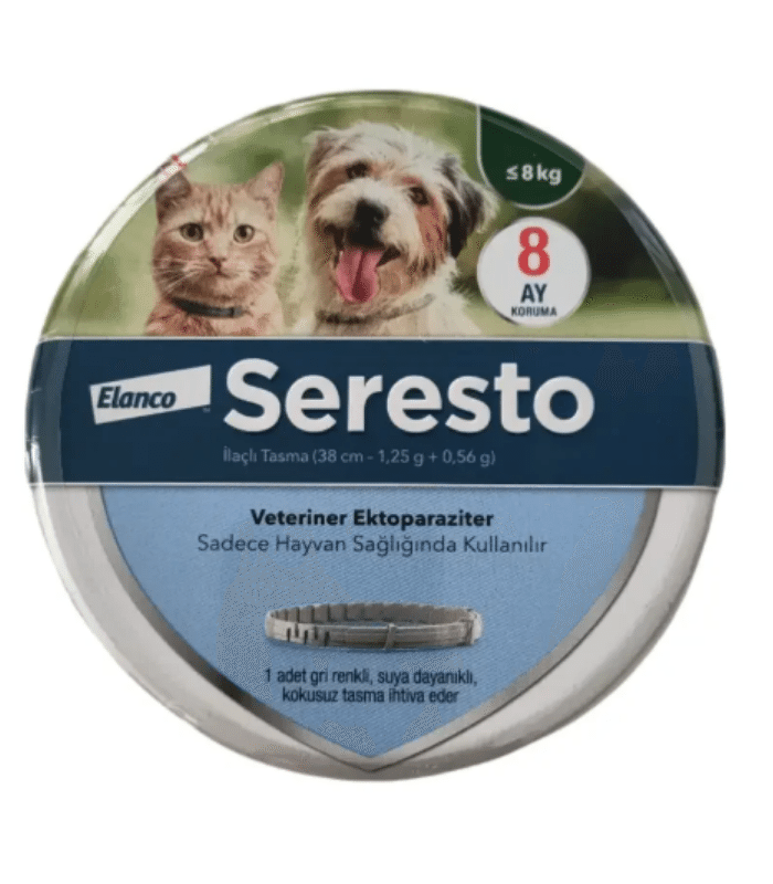 Seresto Pire Kene Tasması 38 cm Kedi ve Küçük Irk Köpek